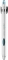 Roller cu uscare rapida Velar Writech, 0.7mm, cerneala albastra alb
